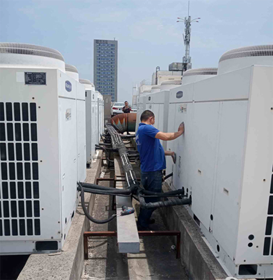 金华市中央空调制热和不制冷系统维修方法